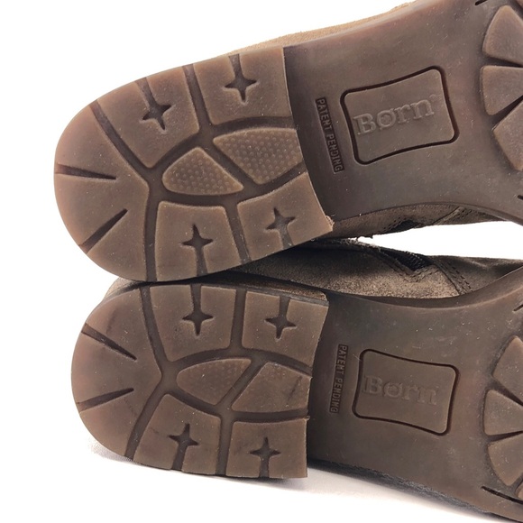 Born Jorgette Taupe Leather Ankle Boots 7.5M - Picture 10 of 15